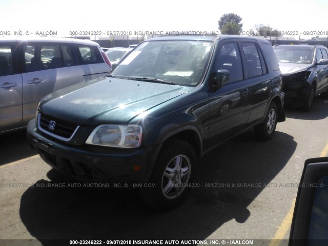 JHLRD18791S011042 - 2001 HONDA CR-V SE/LE GREEN photo 2