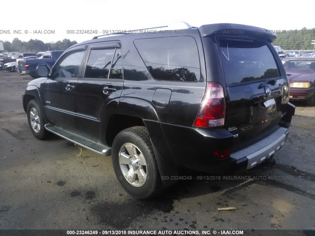 JTEZT17R240017621 - 2004 TOYOTA 4RUNNER LIMITED BLACK photo 3