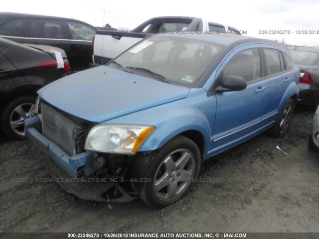 1B3HB78K68D595938 - 2008 DODGE CALIBER R/T BLUE photo 2