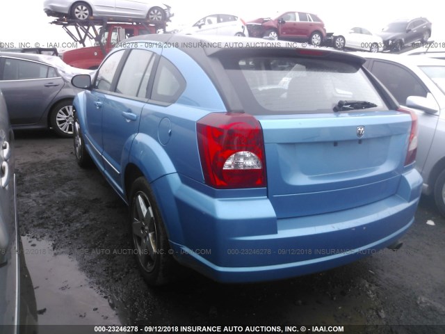 1B3HB78K68D595938 - 2008 DODGE CALIBER R/T BLUE photo 3