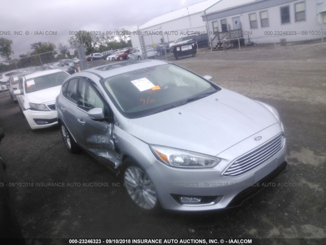 1FADP3N29JL203239 - 2018 FORD FOCUS TITANIUM GRAY photo 1