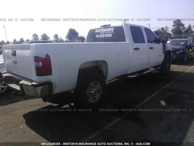 1GC1CVCG0BF131995 - 2011 CHEVROLET SILVERADO C2500 HEAVY DUTY WHITE photo 4