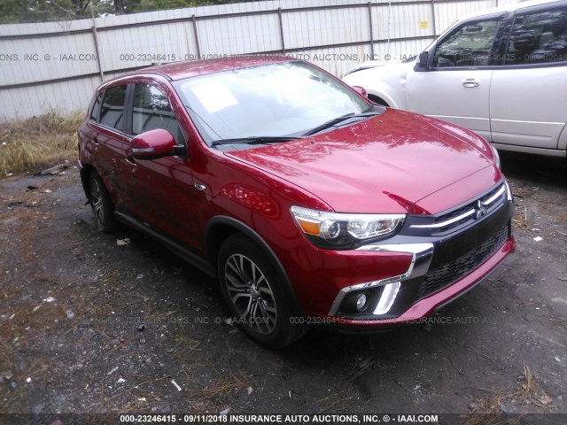 JA4AP3AW7JZ034271 - 2018 MITSUBISHI OUTLANDER SPORT ES/SE RED photo 1