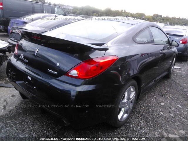 1G2ZM177184224536 - 2008 PONTIAC G6 GXP BLACK photo 4