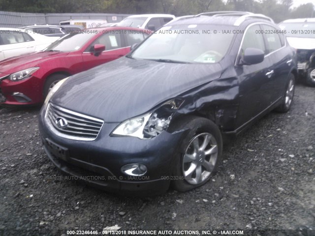 JNKAJ09FX8M350909 - 2008 INFINITI EX35 JOURNEY GRAY photo 2