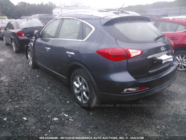 JNKAJ09FX8M350909 - 2008 INFINITI EX35 JOURNEY GRAY photo 3