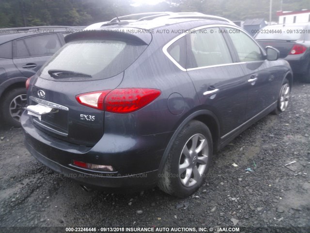 JNKAJ09FX8M350909 - 2008 INFINITI EX35 JOURNEY GRAY photo 4