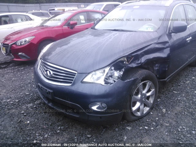 JNKAJ09FX8M350909 - 2008 INFINITI EX35 JOURNEY GRAY photo 6