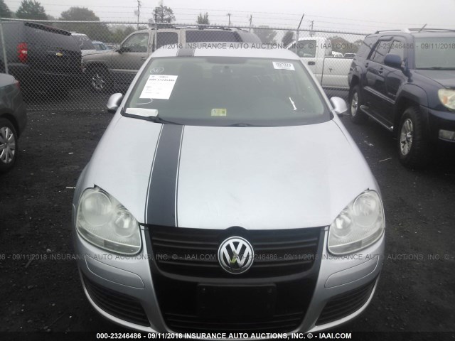 3VWRA7AJ9AM074355 - 2010 VOLKSWAGEN JETTA WOLFSBURG 银色 照片 6