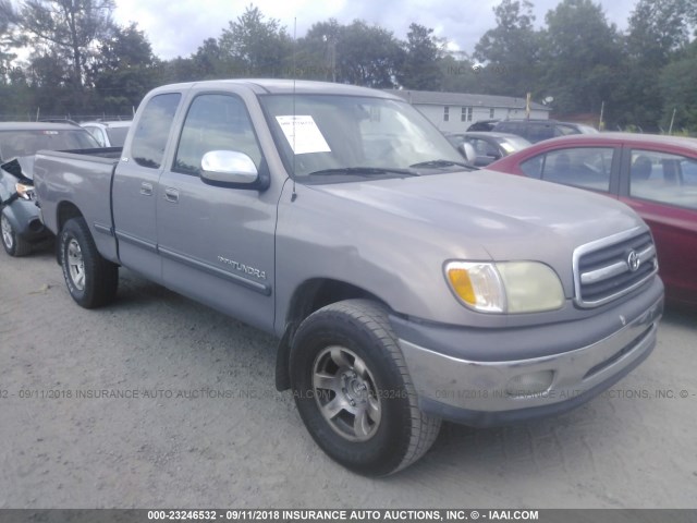 5TBRT341X1S157500 - 2001 TOYOTA TUNDRA ACCESS CAB/ACCESS CAB SR5 SILVER photo 1