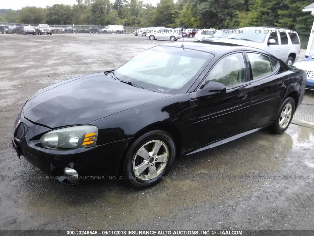 2G2WP522851225767 - 2005 PONTIAC GRAND PRIX BLACK photo 2