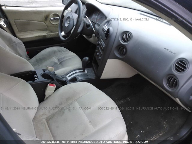 2G2WP522851225767 - 2005 PONTIAC GRAND PRIX BLACK photo 5