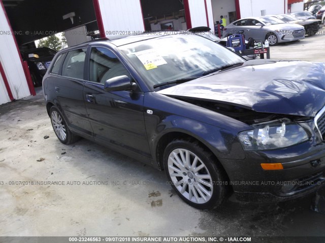 WAUNF68P16A001151 - 2006 AUDI A3 2.0 PREMIUM GRAY photo 1