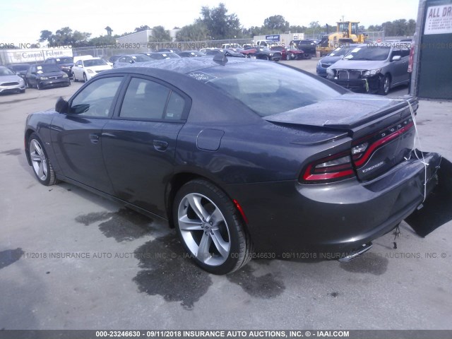 2C3CDXCT1JH146876 - 2018 DODGE CHARGER R/T GRAY photo 3