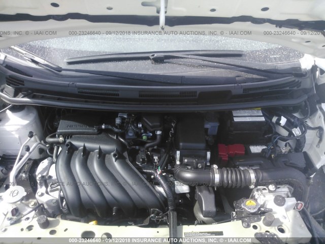 3N1CE2CP7FL420081 - 2015 NISSAN VERSA NOTE S/S PLUS/SV/SL/SR WHITE photo 10