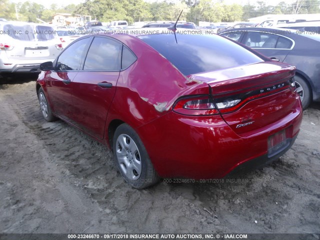 1C3CDFAA6DD333219 - 2013 DODGE DART SE/AERO RED photo 3