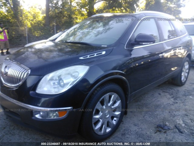 5GAKRCEDXBJ415238 - 2011 BUICK ENCLAVE CXL 黑色 照片 2