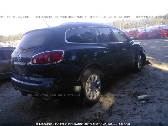 5GAKRCEDXBJ415238 - 2011 BUICK ENCLAVE CXL BLACK photo 4