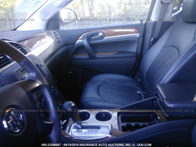 5GAKRCEDXBJ415238 - 2011 BUICK ENCLAVE CXL 黑色 照片 5