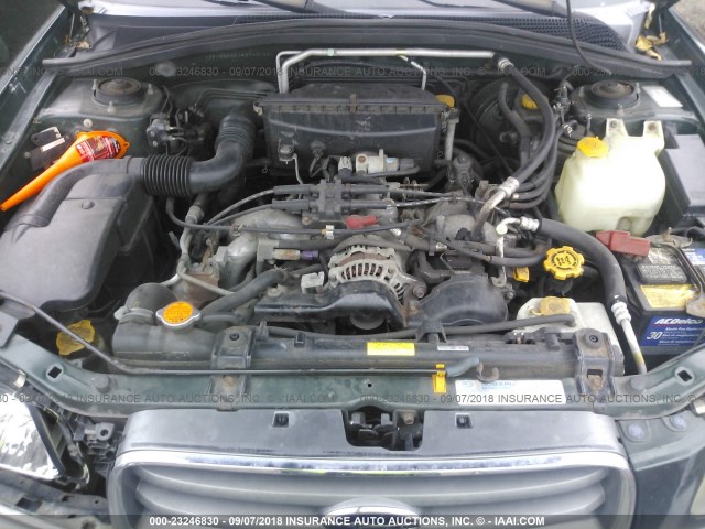 JF1SG65614G740146 - 2004 SUBARU FORESTER 2.5XS Черный фото 10