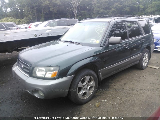 JF1SG65614G740146 - 2004 SUBARU FORESTER 2.5XS Черный фото 2