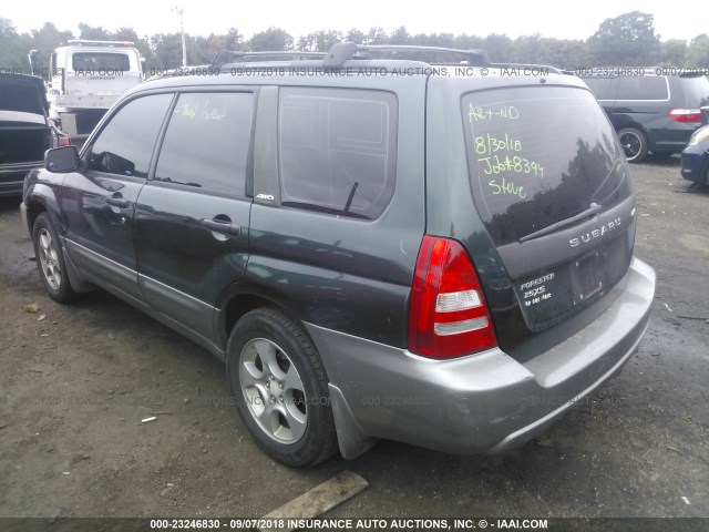 JF1SG65614G740146 - 2004 SUBARU FORESTER 2.5XS Черный фото 3