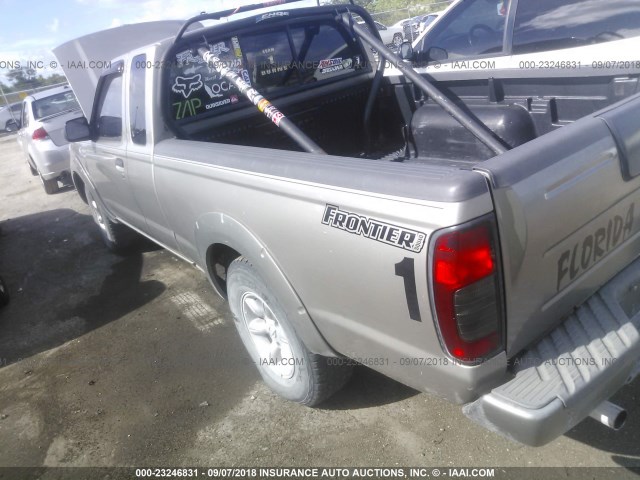 1N6DD26T44C449105 - 2004 NISSAN FRONTIER KING CAB XE GRAY photo 3