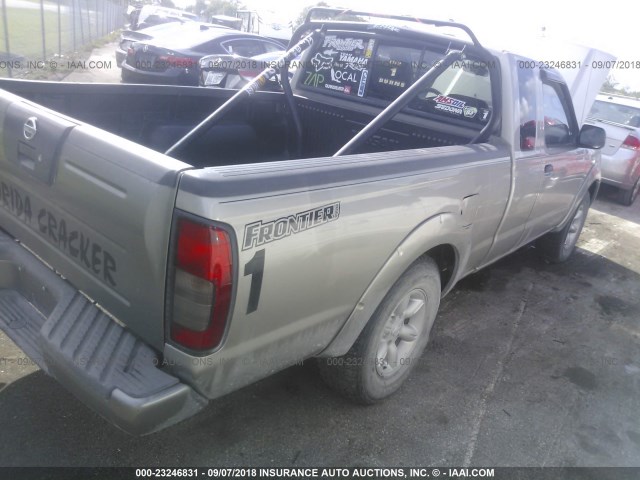 1N6DD26T44C449105 - 2004 NISSAN FRONTIER KING CAB XE GRAY photo 4