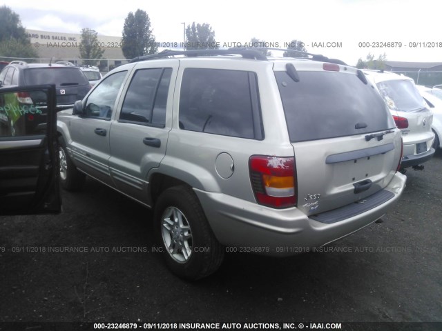 1J4GW48S54C331214 - 2004 JEEP GRAND CHEROKEE LAREDO/COLUMBIA/FREEDOM 灰色 照片 3