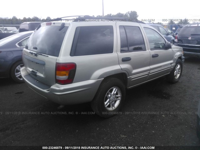 1J4GW48S54C331214 - 2004 JEEP GRAND CHEROKEE LAREDO/COLUMBIA/FREEDOM 灰色 照片 4