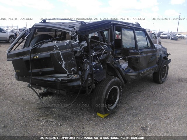 1J4FJ78S5ML522126 - 1991 JEEP CHEROKEE LIMITED BLACK photo 6