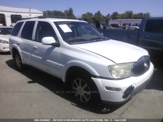 5GADT13SX42199517 - 2004 BUICK RAINIER CXL WHITE photo 1