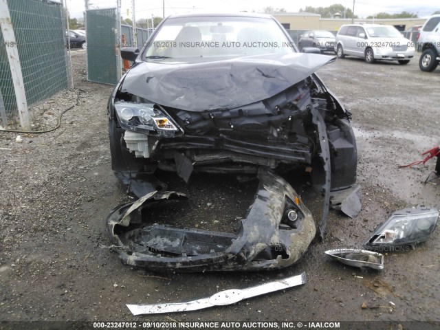 3FADP0L34AR396525 - 2010 FORD FUSION HYBRID BLACK photo 6