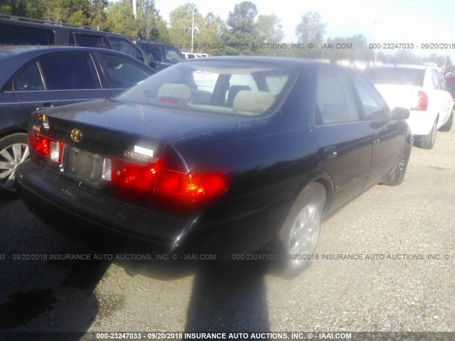 4T1BG22K9YU998406 - 2000 TOYOTA CAMRY CE/LE/XLE 黑色 照片 4