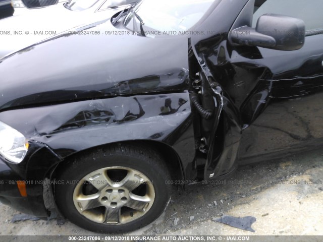 3GNDA13D67S634054 - 2007 CHEVROLET HHR LS შავი ფოტო 6