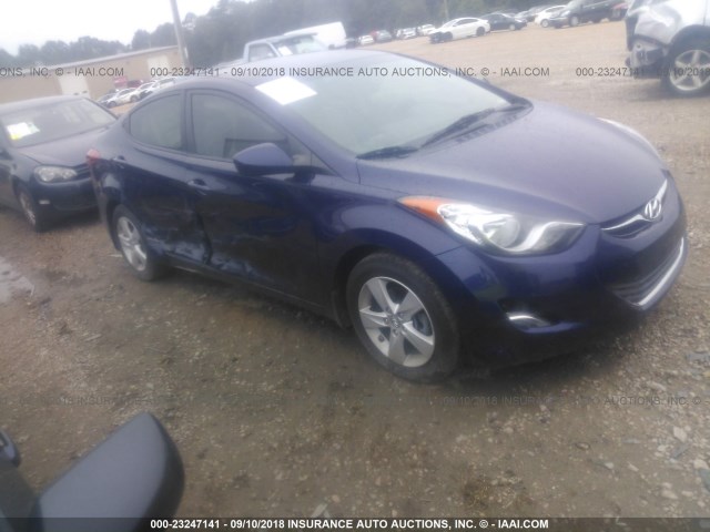 5NPDH4AE5DH448674 - 2013 HYUNDAI ELANTRA GLS/LIMITED BLUE photo 1