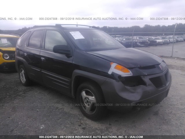 3G7DA03EX1S507311 - 2001 PONTIAC AZTEK BLACK photo 1