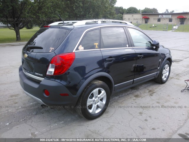 3GNAL2EK3ES523523 - 2014 CHEVROLET CAPTIVA LS 蓝色 照片 4