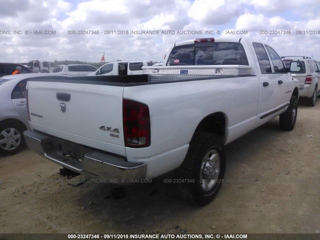 3D7LS38C85G802490 - 2005 DODGE RAM 3500 ST/SLT WHITE photo 4