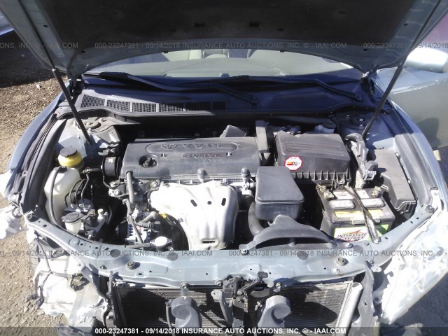 4T1BE46K17U596678 - 2007 TOYOTA CAMRY NEW GENERAT CE/LE/XLE/SE TURQUOISE photo 10