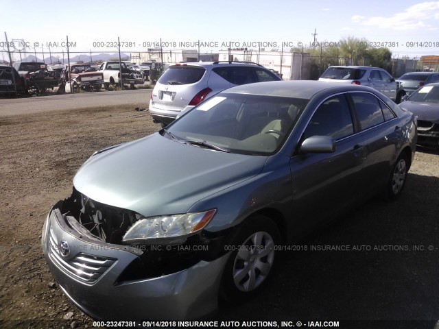 4T1BE46K17U596678 - 2007 TOYOTA CAMRY NEW GENERAT CE/LE/XLE/SE TURQUOISE photo 2