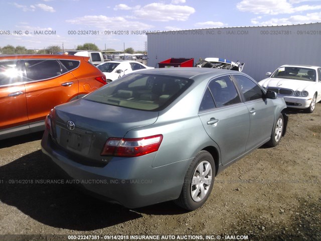 4T1BE46K17U596678 - 2007 TOYOTA CAMRY NEW GENERAT CE/LE/XLE/SE TURQUOISE photo 4