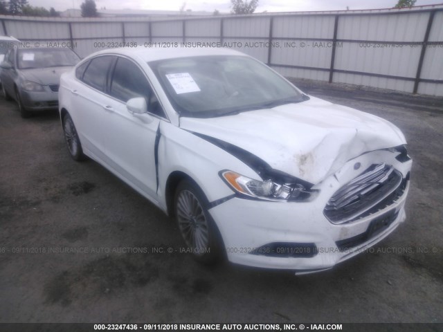 3FA6P0K92FR162597 - 2015 FORD FUSION TITANIUM WHITE photo 1