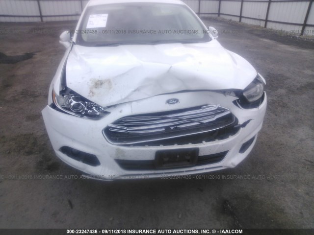 3FA6P0K92FR162597 - 2015 FORD FUSION TITANIUM WHITE photo 6