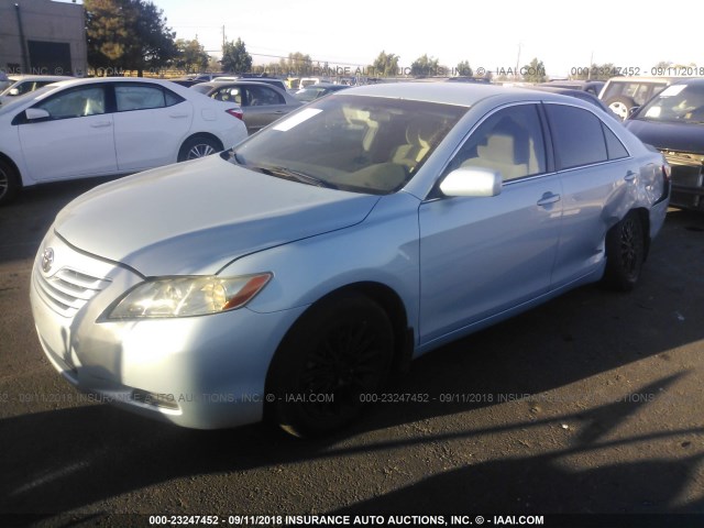 4T1BE46K37U656203 - 2007 TOYOTA CAMRY NEW GENERAT CE/LE/XLE/SE Light Blue photo 2