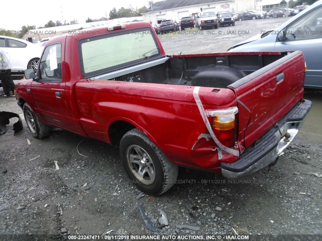 4F4YR12U21TM01412 - 2001 MAZDA B3000 RED photo 3