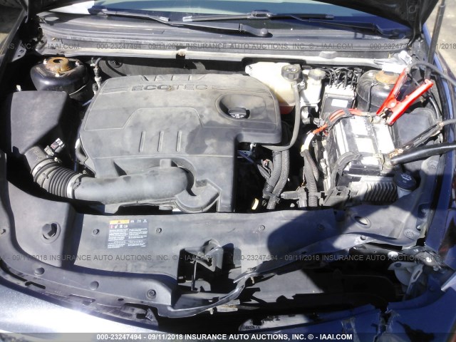 1G1ZB5E1XBF213627 - 2011 CHEVROLET MALIBU LS შავი ფოტო 10