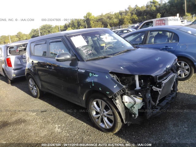 KNDJP3A50E7010912 - 2014 KIA SOUL + GRAY photo 1