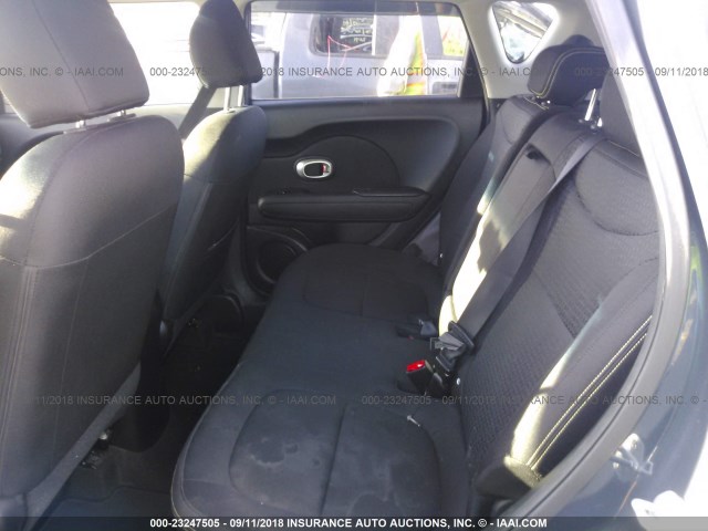 KNDJP3A50E7010912 - 2014 KIA SOUL + GRAY photo 8