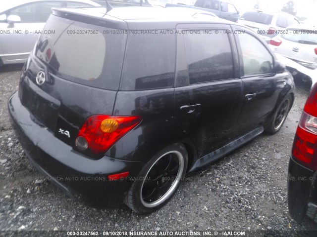 JTKKT624350089940 - 2005 TOYOTA SCION XA BLACK photo 4